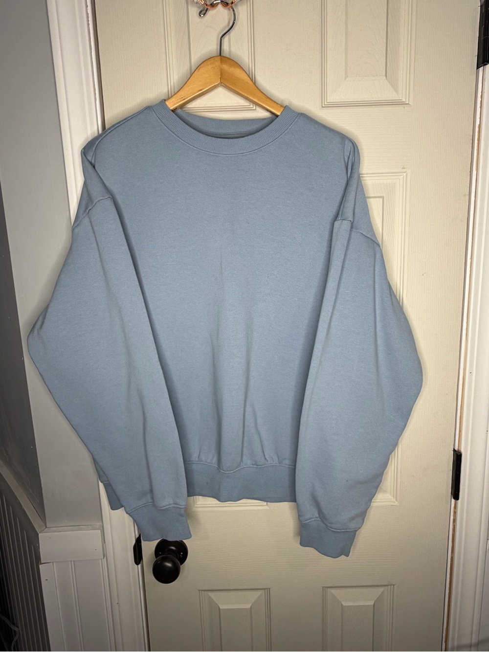 H&M Light Blue Men's Crewneck Sweatshirt